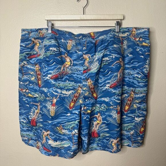 Polo Ralph Lauren Shorts Mens 4XB Tropical Pattern Street Style Swimwear Surfers - Picture 10 of 11
